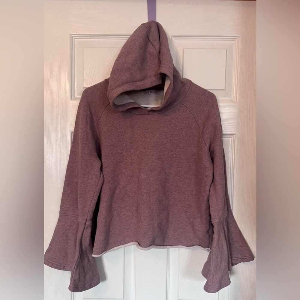 Bell Sleeve Mauve Hoodie